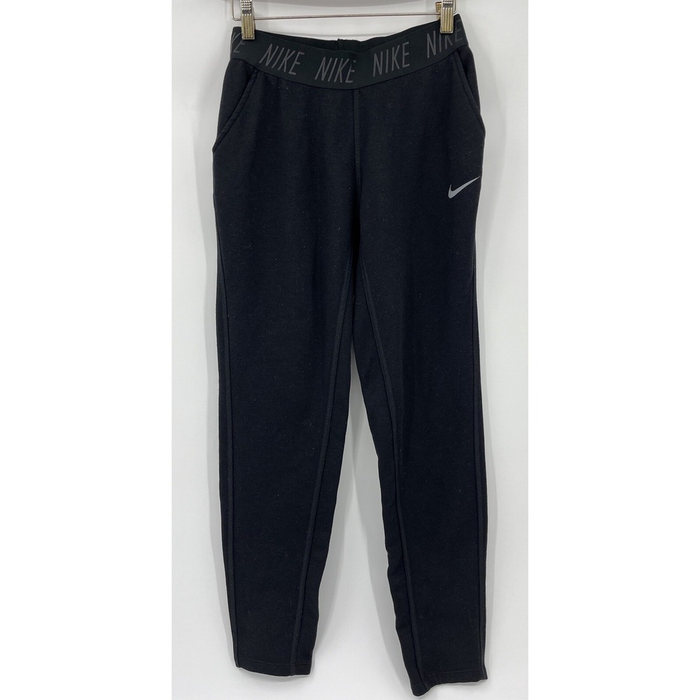 Nike NSW Tapered Pants Black Pockets 874482-010 Women's Size Small